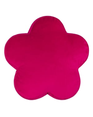Heya Home Flower Velvet Reversible Ready Filled Cushion