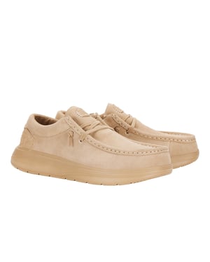 HEYDUDE Wally X Suede Heren Tan Bootschoenen