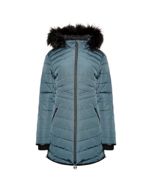Dare 2B Womens/Ladies Striking III Long Length Padded Jacket (Orion Grey/Orion)