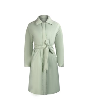 Parajumpers Melicent Nile groen gewatteerd oversized lang jack