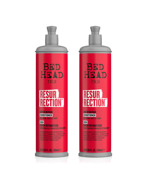 Tigi Resurrection Repair Damaged Hair Conditioner 600ml 2pk