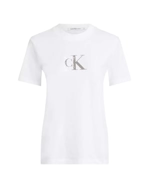Calvin Klein dames T-shirt met monogram