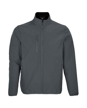 SOLS Heren Falcon Gerecycleerd Soft Shell Jasje (Houtskool)