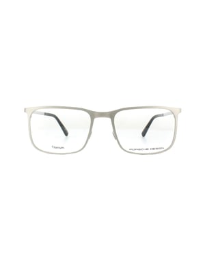 Porsche Design Rectangular Silver Mens Glasses Frames