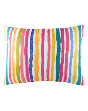 Evans Lichfield Aquarelle Stripe Abstract Cushion Cover
