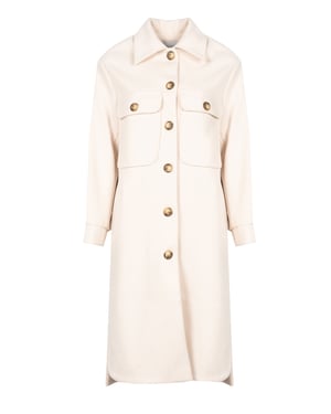 Silvian Heach Coat Dam Vit