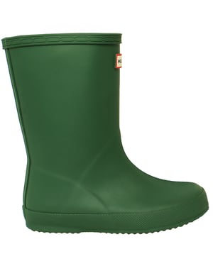 Hunter Original First Kids Grön Wellingtonstövlar