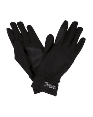 Regatta Unisex Adult III Softshell handschoenen (Zwart)