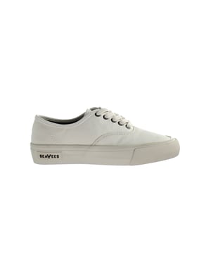 SeaVees Legend Standard Lace-Up Wit Canvas Dames Plimsolls