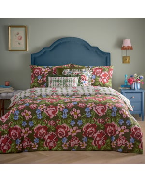 Feeoni Cottage Floral Duvet Cover Set