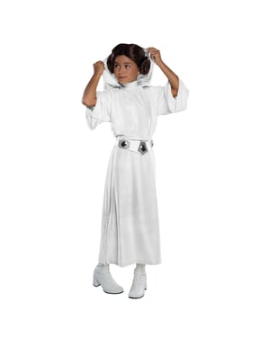 Star Wars Childrens/Kids Princess Leia Costume (White)