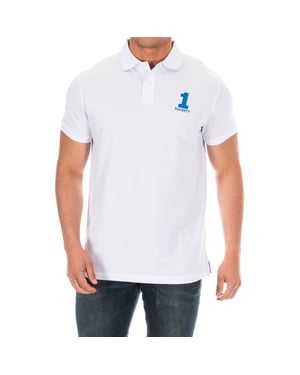 Short Sleeve Polo with lapel collar HM561791 man