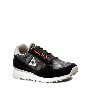 Le Coq Sportif Eclat Winter Floral Vrouwen Zwarte Trainers
