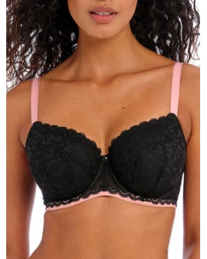 Offbeat Underwired Padded Half Cup Bra