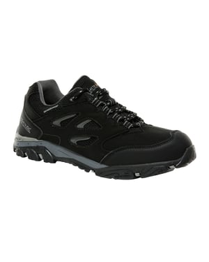 Regatta Kinderen/Kinderen Holcombe Lage Junior Wandelschoenen (Zwart/Graniet)