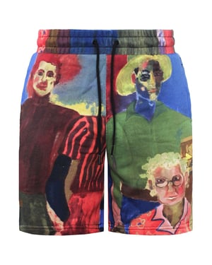 Puma x KidSuper Studios Stretch Taille Multicoloured Bedrukte Herenshort 531144 02