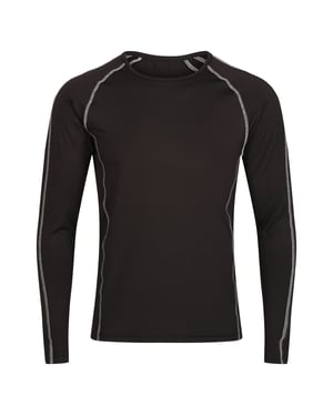 Regatta Heren Pro Base Layer Top met lange mouwen (Zwart)
