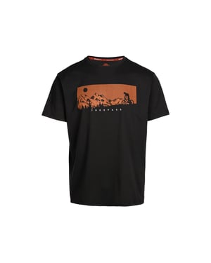 Trespass Mens Nellow Biker T-Shirt (Svart)