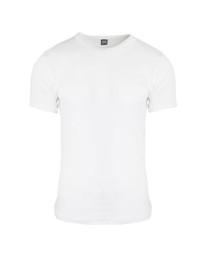 FLOSO Mens Thermal Underwear Short Sleeve Vest Top (Viscose Premium Range) (White)