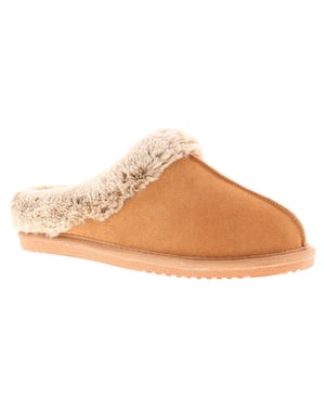Hush Puppies Womens Slippers Mule Amara Leather tan