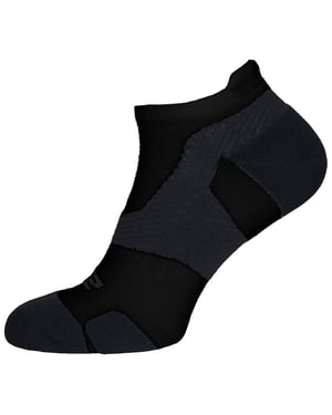2XU Light Cushion Herr Svart/Titanium No Show Strumpor