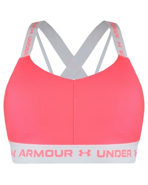 Under Armour Crossback Womens Pink Mid Sports Bra