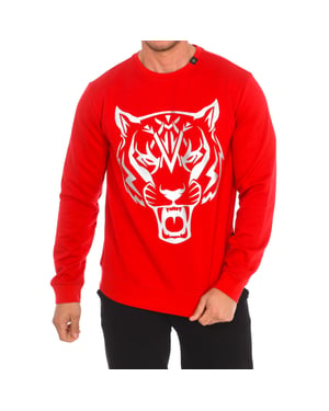 FIPSG604 heren sweatshirt met lange mouwen en ronde hals