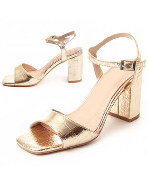 Montevita Klack Sandal Sanndal I Guld
