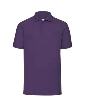 Fruit of the Loom Heren 65/35 Poloshirt (Paars)