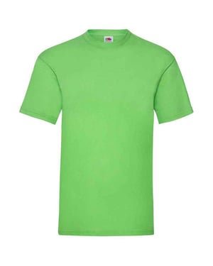 Fruit of the Loom Heren Valueweight T-Shirt (Kalk)