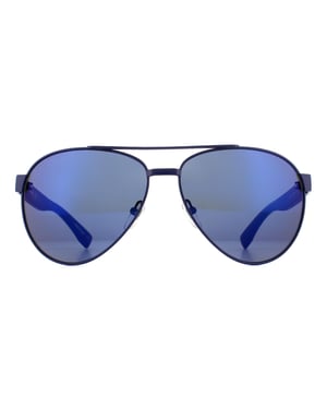 Lacoste Aviator Mens Blue Blue Blauwe zonnebril