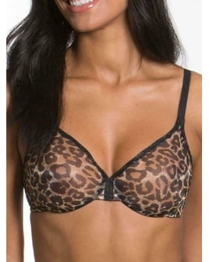 Glossies Sheer Plunge Bra