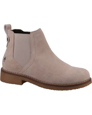 Hush Puppies Maddy Suede Women's Nude Boots