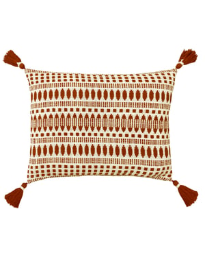 Ganado Cotton Woven Tassel Cushion Cover