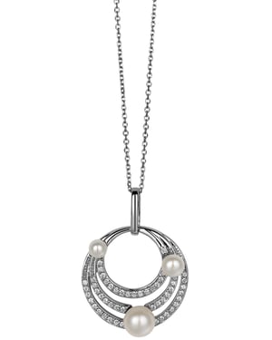 Orphelia Dames 925 Sterling Zilveren Ketting met Hanger - Zilver ZH-4794