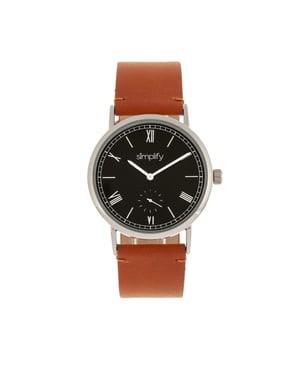 Vereenvoudig het 5100 horloge met leren band