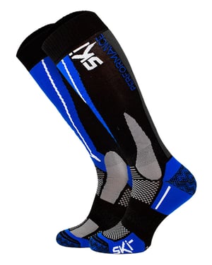 Technische Skikousen | COMODO | Hoogwaardige Kniehoge Snowboardsokken | Heren & Dames - Royal