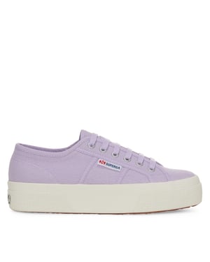 Superga Dames/Dames 2740 Veterschoenen (Violet Lilla/Avorio)