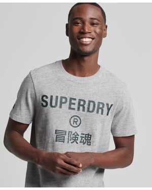 Superdry Vintage Corporation Logo Marl T-shirt