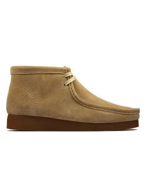 Clarks Originals Wallabee Maple Mens Brown Boots