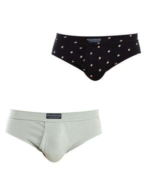 Pack-2 Slips Sensitive breathable fabric A5379 man