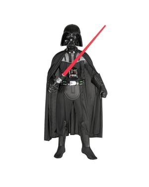 Star Wars Boys Deluxe Darth Vader Costume (Black)