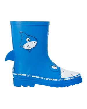 Regatta Kinderen/Kinderen Mudplay II Bubbles De Haai Wellington Laarzen (Blauw)