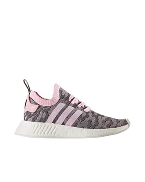 Adidas NMD_R2 Primeknit dam rosa löpträningsskor
