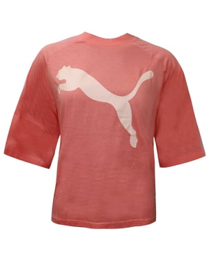 Puma Fusion Womens Pink Crop Top
