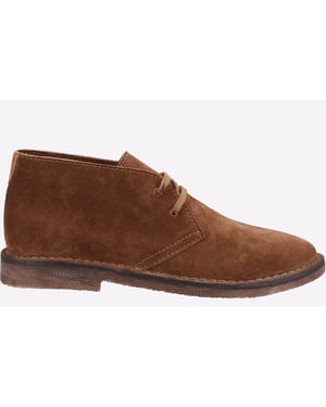 Hush Puppies Samuel Suède Heren Tan Laarzen