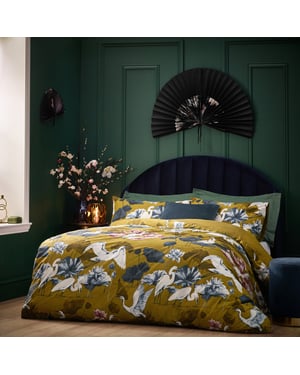 Wylder Tropics Kushiro Exotic Cotton Sateen Duvet Cover Set