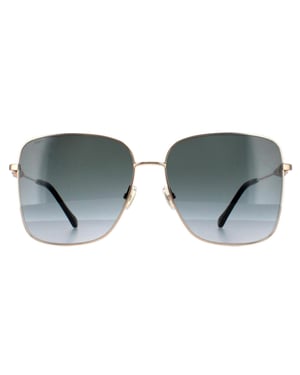 Jimmy Choo HESTER/S 2M2 9O goud grijs gradiÃ«nt zonnebril