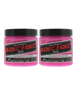 Manic Panic Classic High Voltage Cotton Candy Pink Semi-Permanent Hair Dye X 2