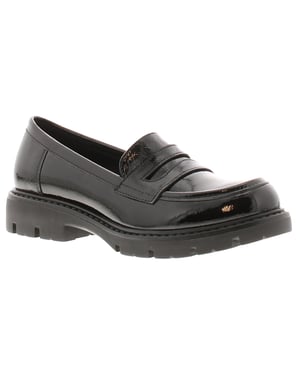 Miss Riot Girls Shoes School Loaf black